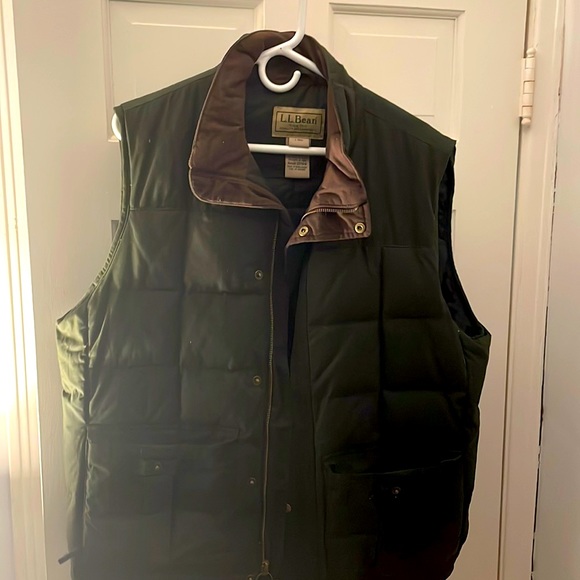 L.L. Bean Jackets & Coats Ll Bean Upcountry Waxed Canvas Down Vest Poshmark